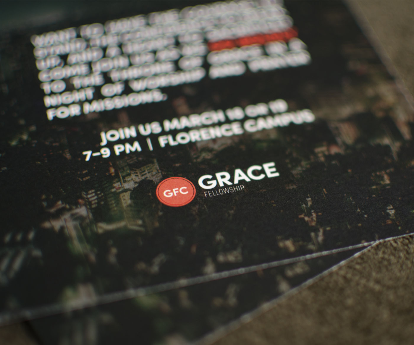 Grace Church Logo on Handouts